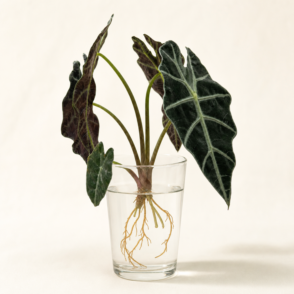 Alocasia Cucullata hydroponic plant