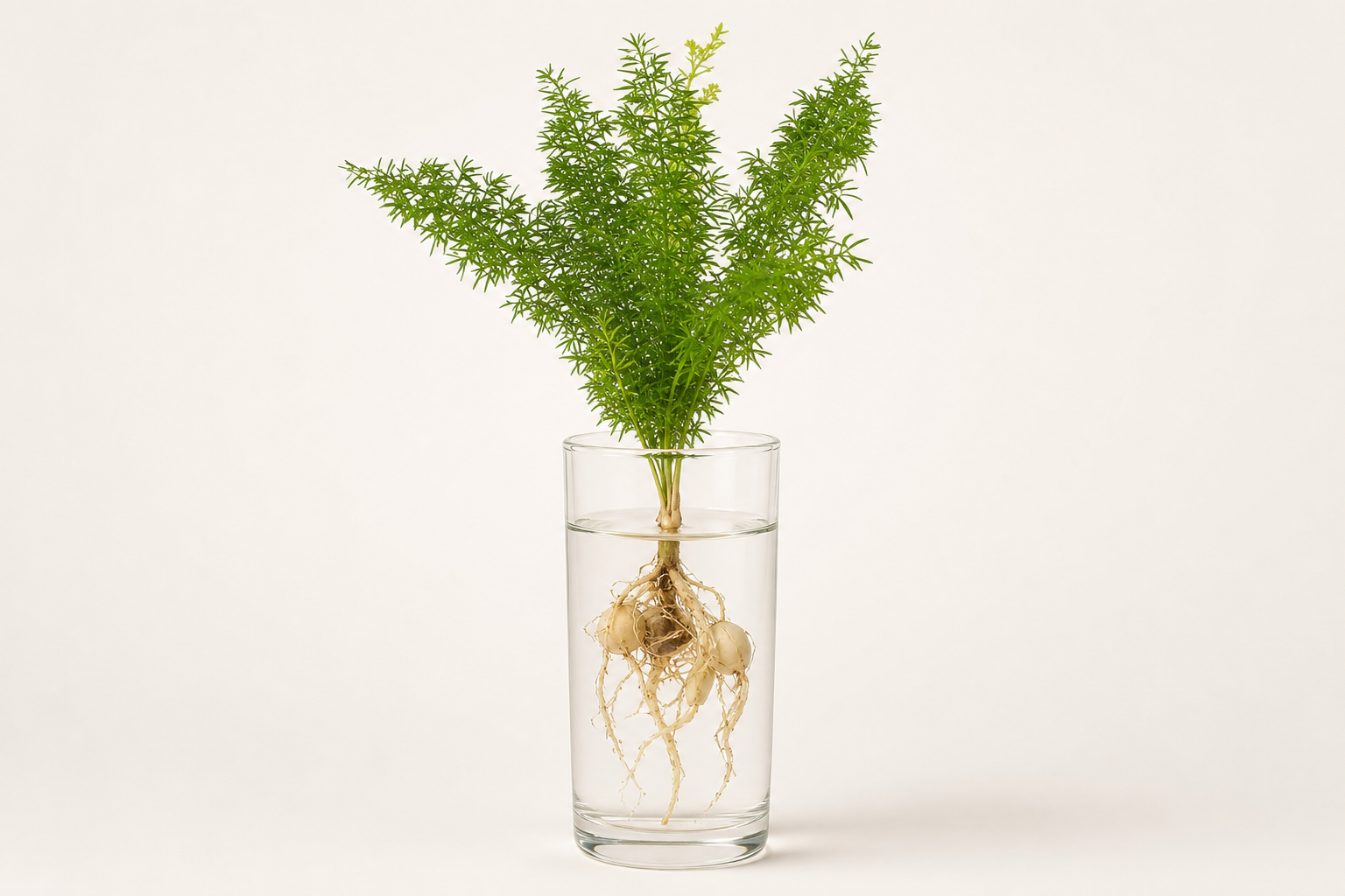 Asparagus Meyeri hydroponic plant