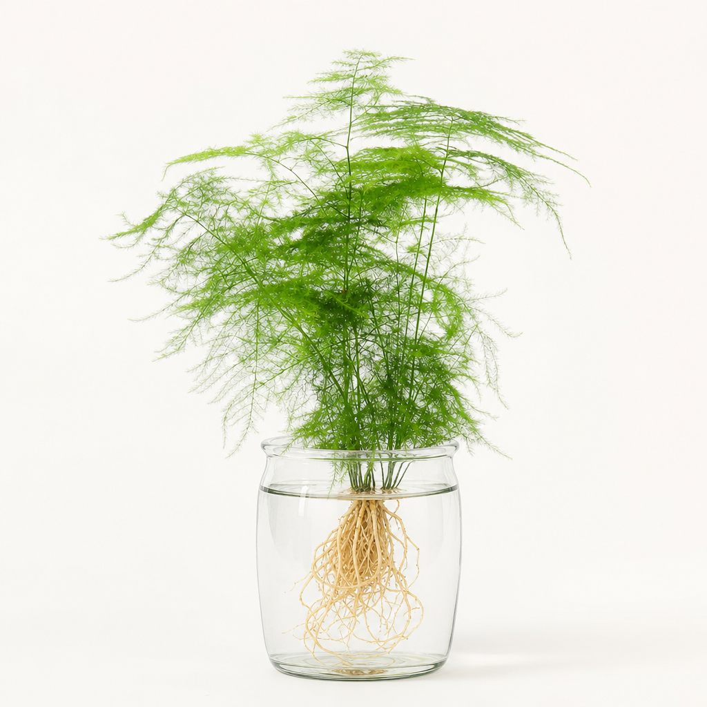 Asparagus Nanus hydroponic plant
