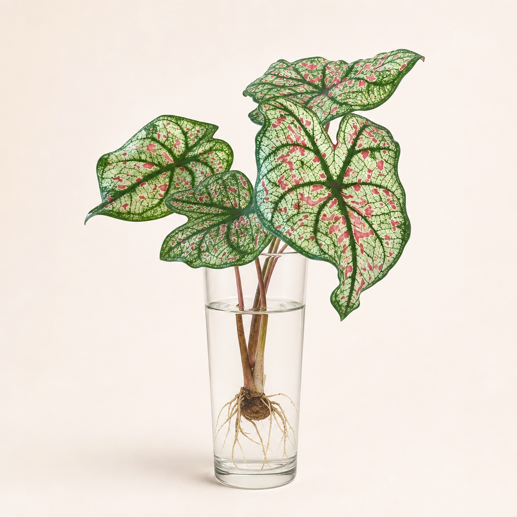 Caladium hydroponic plant