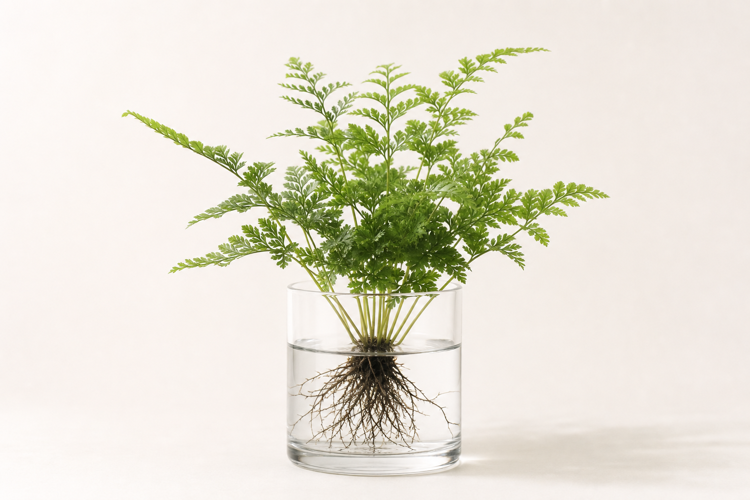 Humata Fern hydroponic plant
