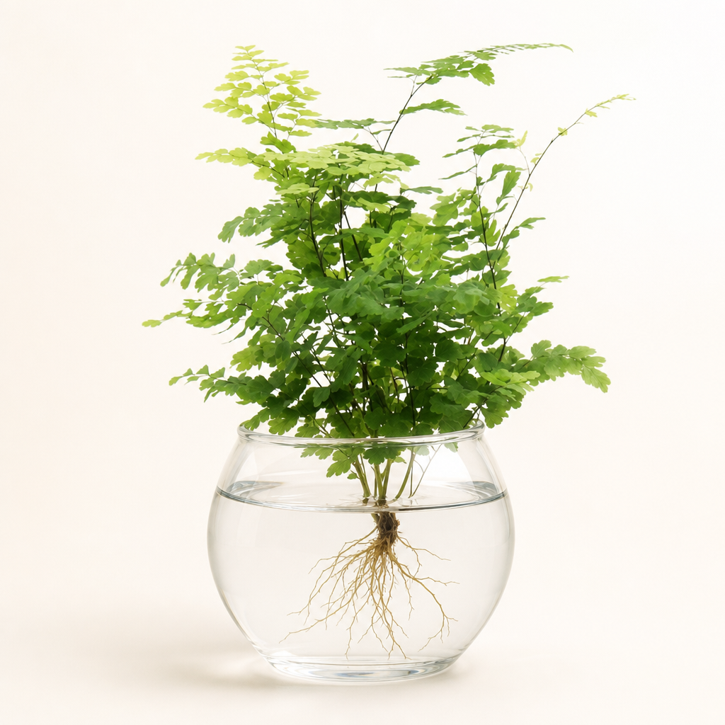 Maidenhair Fern hydroponic plant