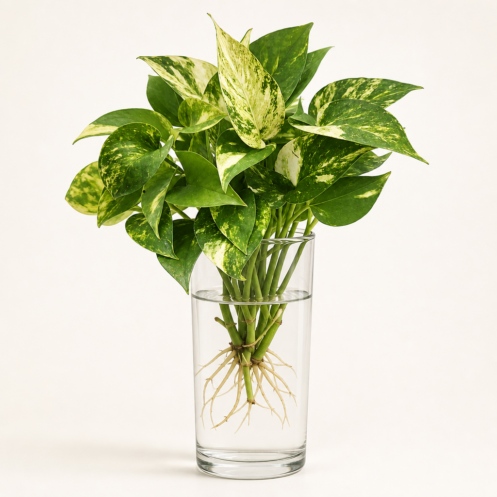 Scindapsus Marble hydroponic plant