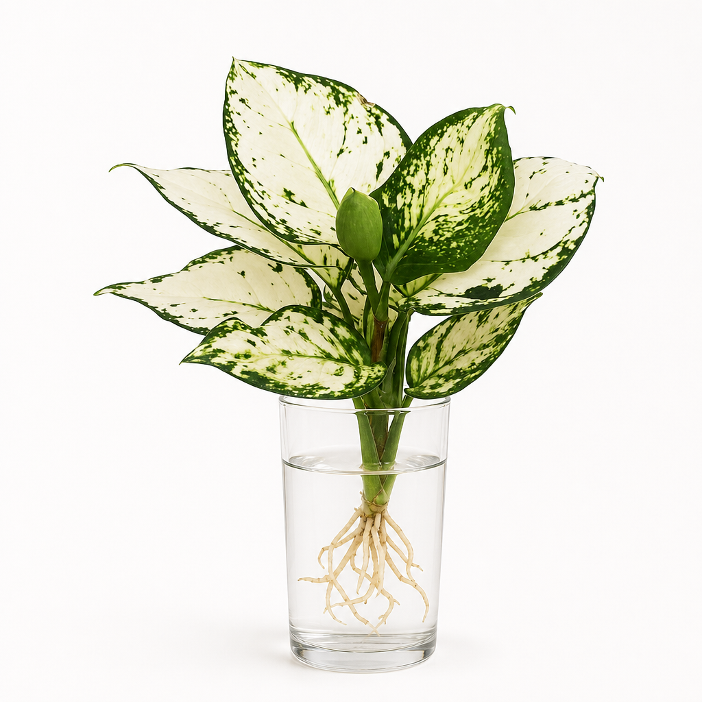 Scindapsus White Angel hydroponic plant
